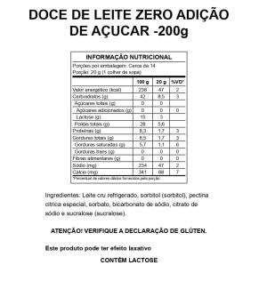Bala de Caramelo Zero% + Doce de Leite Cremoso Zero%