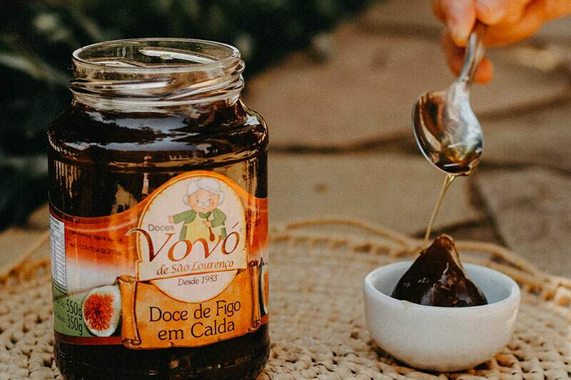 Kit doce de figo + doce de abóbora em calda