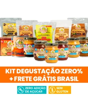 Kit Degustação Zero% + Frete Grátis Brasil